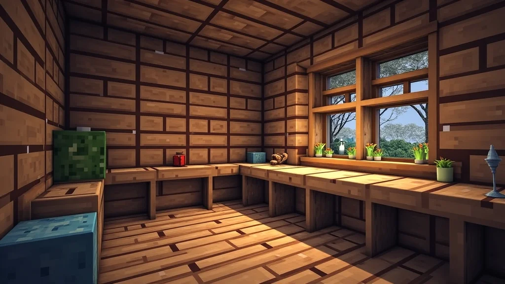 Crafting Room Minecraft Building Guide and Ideas